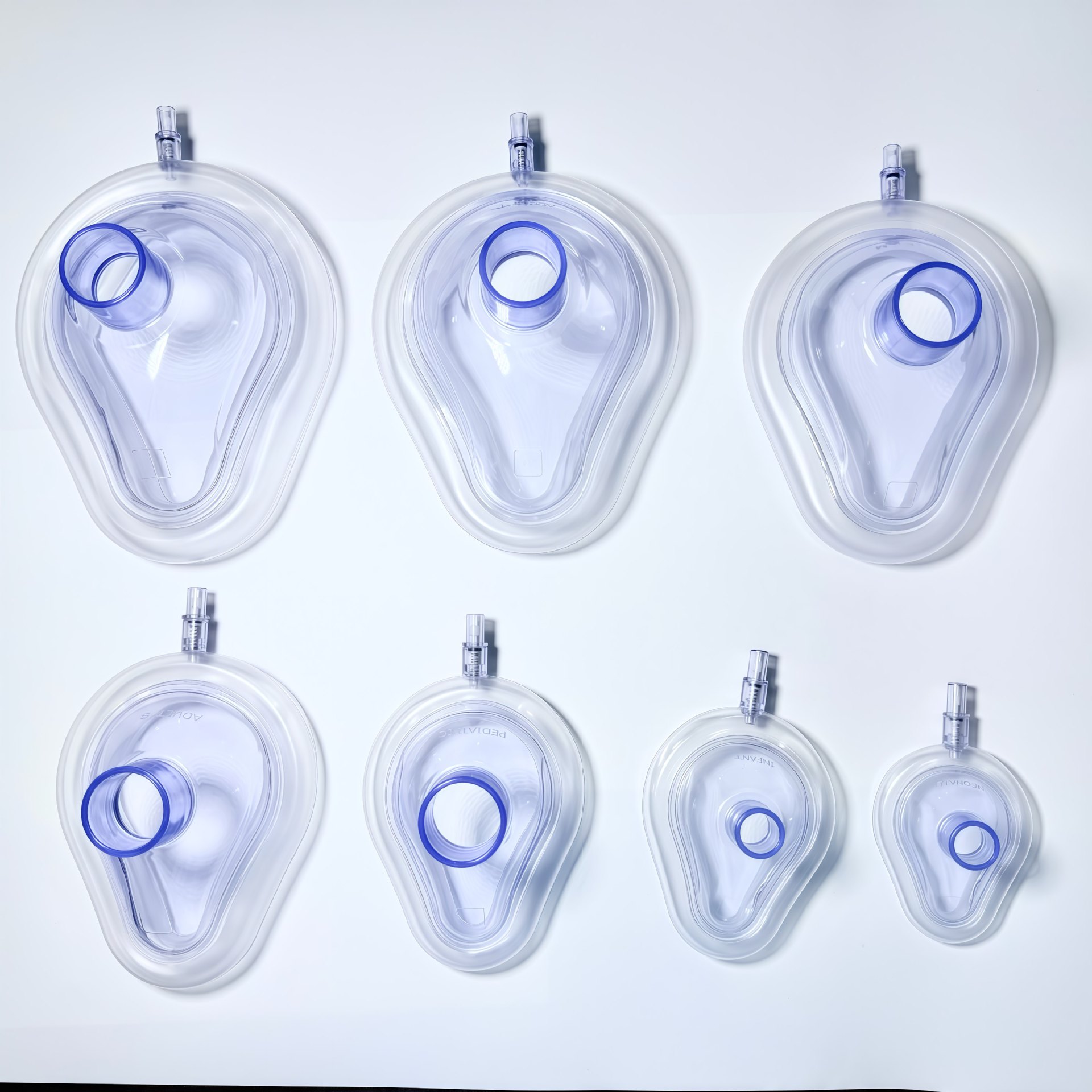 Одноразовая ПВХ маска с клапаном для дыхательной тренировки, надувная, для экспорта