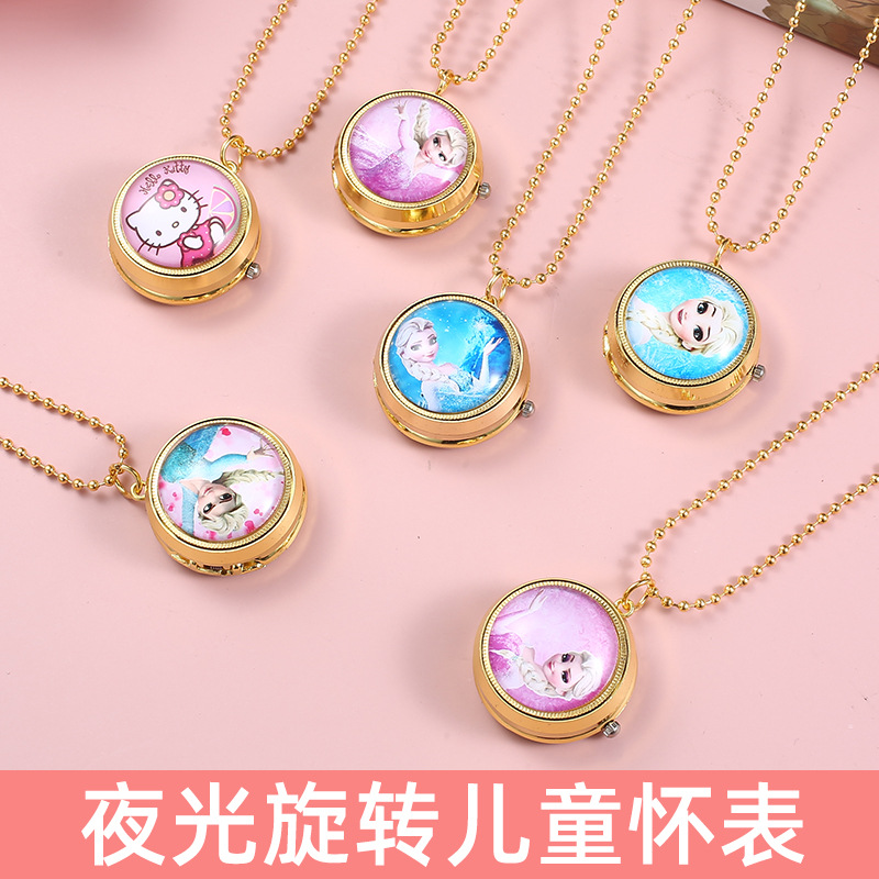 Картонные вращающиеся карманные часы для детей, винтажные, переворачивающиеся, висячие часы, креативный подарок для студентов