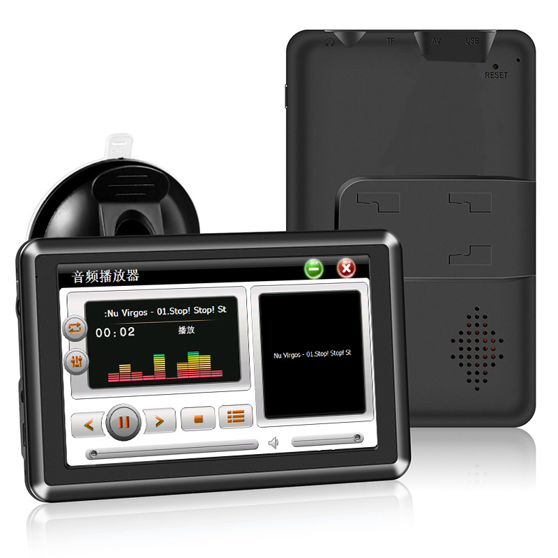 Cross-border 5 inch portable car gps navigator 8G HD European American car truck truck universal map FM