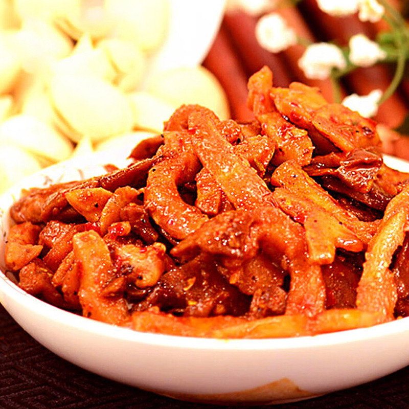 Niu Hai Ge Flaming Squid 15G/Pack Ready-To-Eat Seafood Squid Meat and Shiitake Mushroom Snack Whole Box of 20 Packs