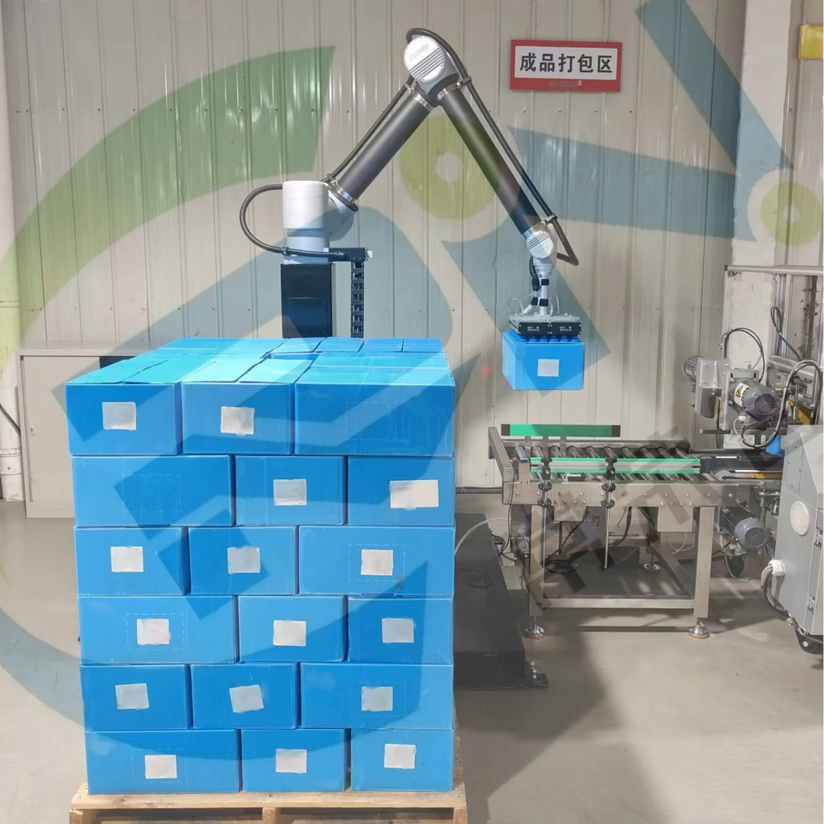 Carton Code Paper Box 20kg Food and Drug High-Speed Collaborative Palletizing Robot with Liftable Mechanical Arm