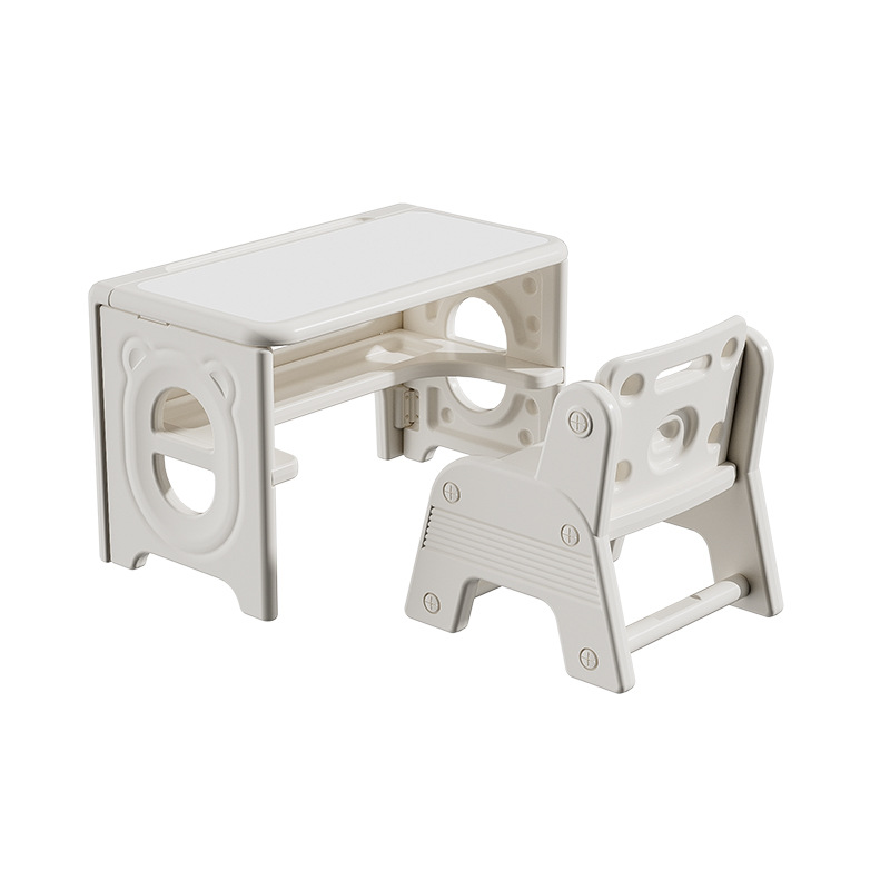 Children's Baby 1-6 Years Old Small Table Foldable Study Table and Chair Home Desk Toy Dining Table Early Education for Students