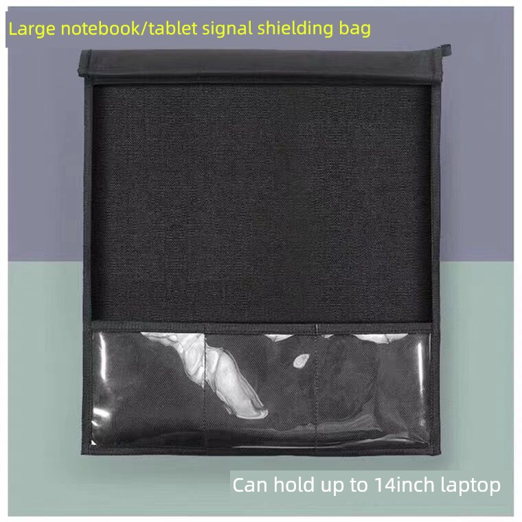 Anti-Metal Detector Shielding Bag Large Laptop Signal Shielding Bag Rfid Anti-Theft Mobile Phone Bag Set