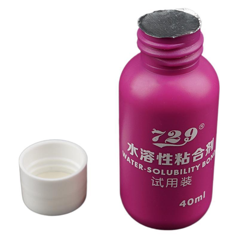 729 inorganic glue friendship hydrosol 40/100ml water soluble table tennis ball glue base plate professional adhesive