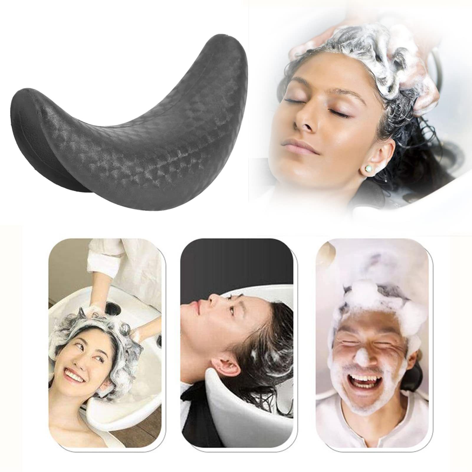 Cross-border shampoo pillow pad hairdressing Barber Flushing bed silicone pad salon household U-shaped non-slip mat factory direct sales