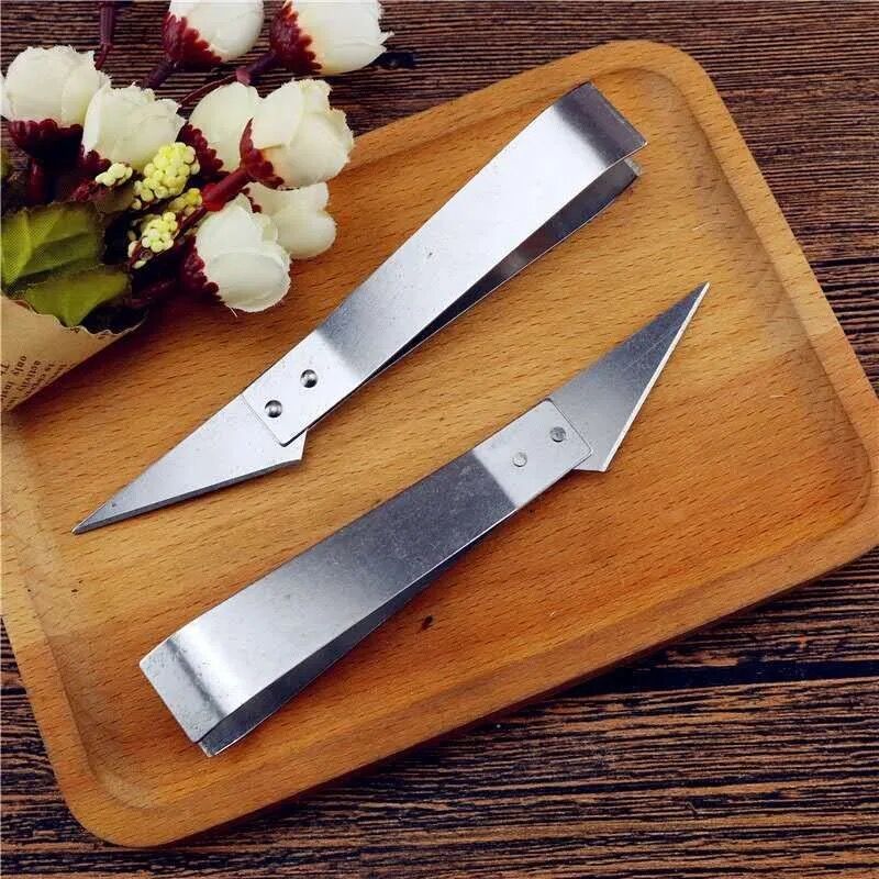 Pig Trotter Hair Plucking Tweezers, Pig Hair Clip, Kitchen Tool, Duck and Chicken Stainless Steel Hair Plucker, Goose Hair Clip, Multifunctional Hair Plucking Clip