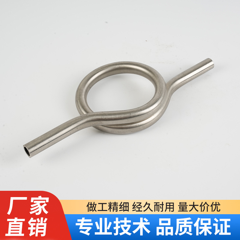 304 Stainless Steel Pressure Gauge Buffer Tube Thickeneded Elbow Condensation Tube Movable Gauge Elbow Connection Pressure Reducing Buffer Tube