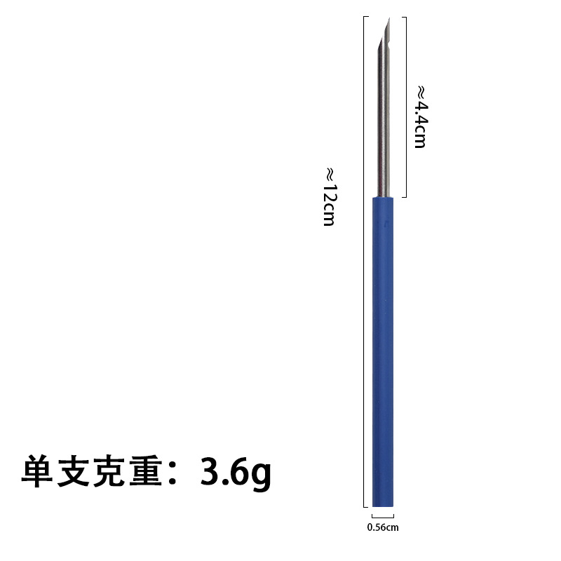 Russian Punch Needle 3.5mm Punch Needle Rubber Non-Slip Punch Pen DIY Craft Tool Simple Model