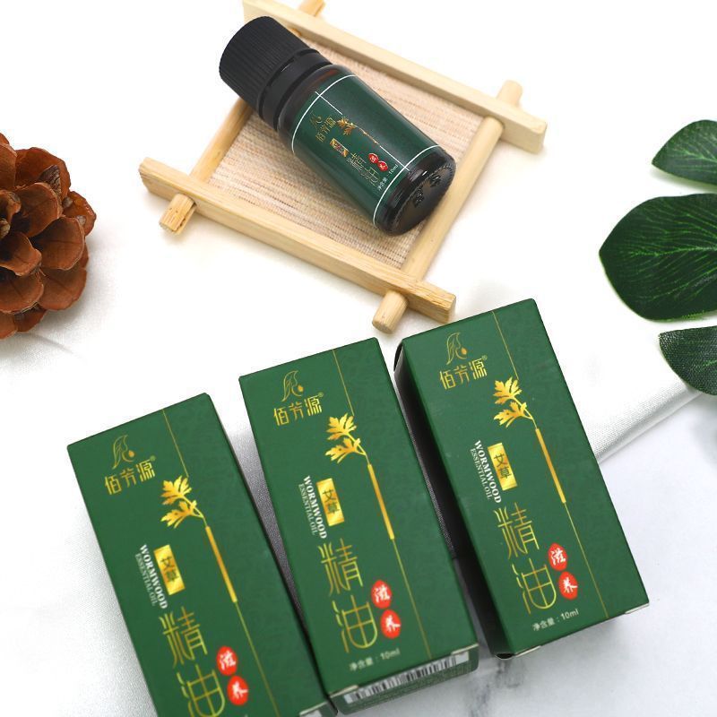 Mugwort Rose 10ml Massage Essential Oil Beauty Salon Spa Massage Oil Sauna Foot Bath Gua Sha Plant Essential Oil Wholesale