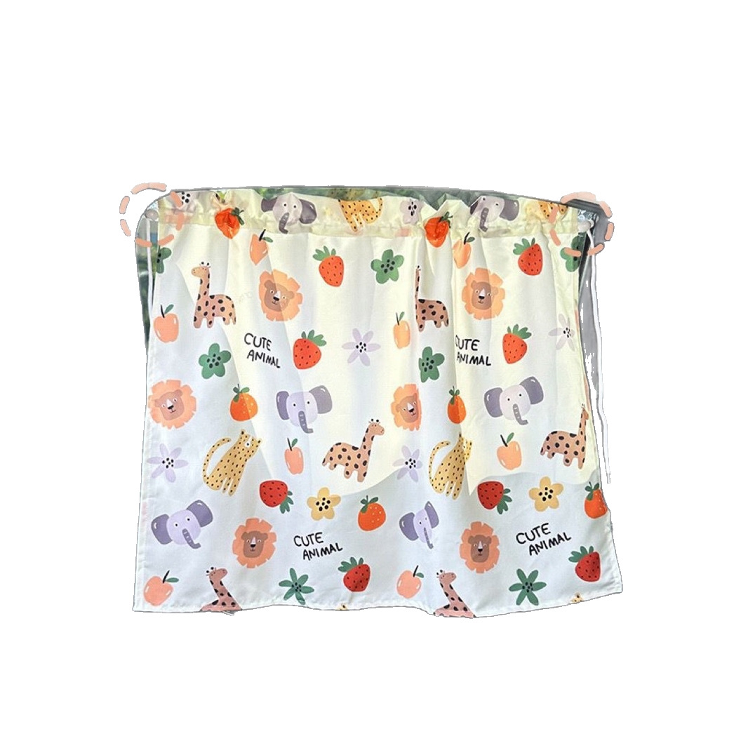 Ins Car Sunshade Window Sun Protection Suction Cup Curtain Car Side Shield Kidsren's Sun Protection Curtain Sunshade Curtain