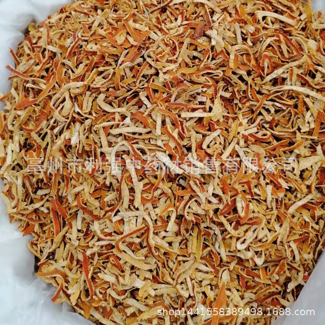 Wholesale Tangerine Peel Silk, Bulk Old Tangerine Peel, Orange Peel, Chinese Medicinal Materials, Spices and Herbal Tea, Large Quantity Available