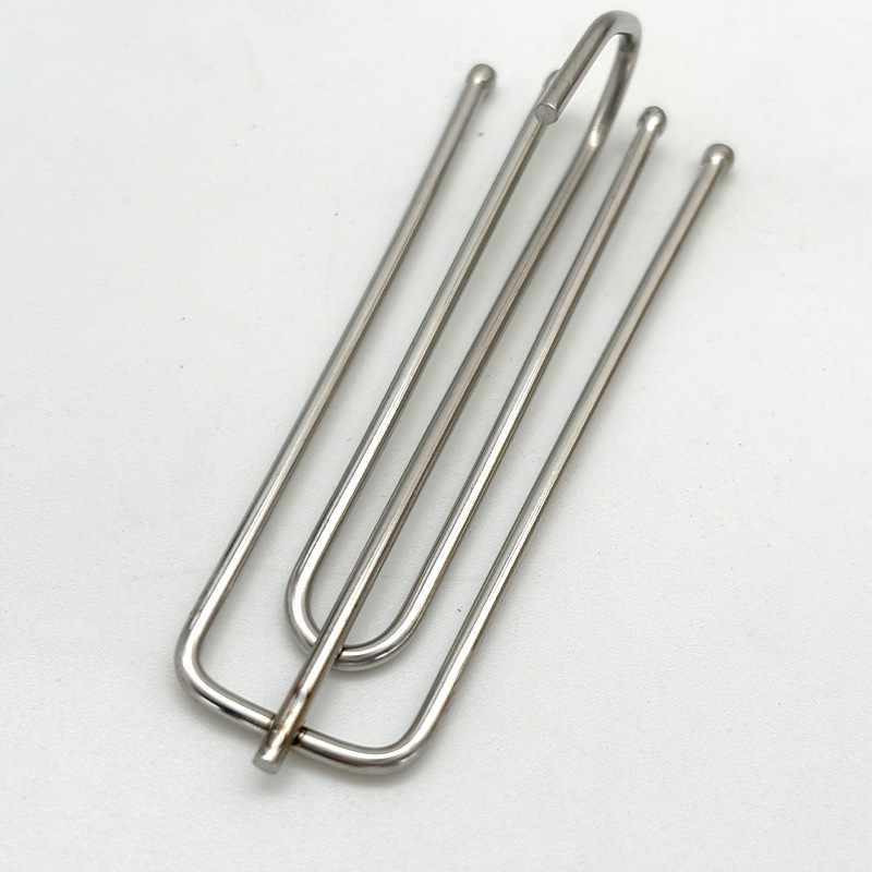 Aa Curtain Four-Claw Hook Fork Hook Curtain Hook Cloth Strap Hook Stainless Steel Electroplated Curtain Accessories in Stock