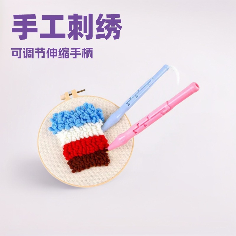 Игла для вышивки needlepoint, русская пряжа, ручная вышивка, толстая медная игла для needlepoint, игла с деревянной ручкой для вышивки