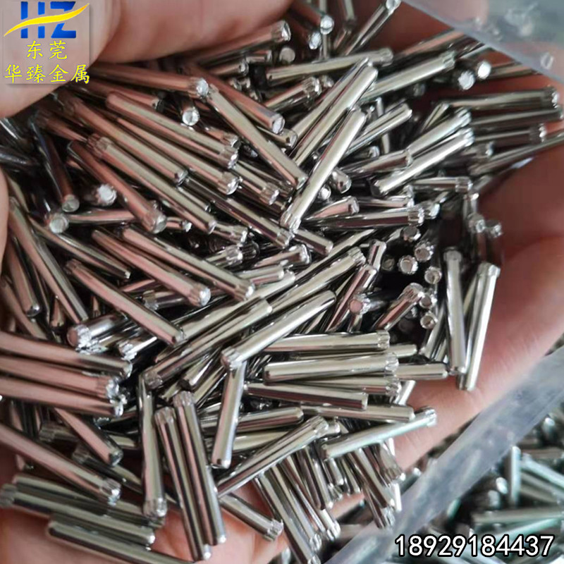 Stainless Steel Rod Optical Shaft Turning Shaft Cylindrical Pin Stainless Steel Round Rod Cutting Chamfering Positioning Shaft Knurled Shaft Production