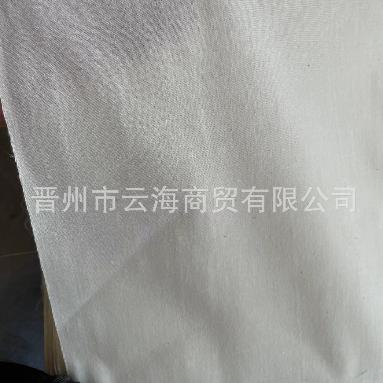 Factory wholesale polyester cotton gray cloth white cloth thickened encryption Xiaobu industrial cloth supply sufficient white gray cloth