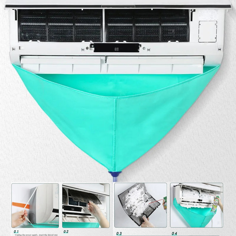 No-Disassembly Cleaning Air Conditioner Water Cover Full Set of Cleaning Agent Tools Water Bag Internal and External Machine Hanging Machine Universal Cleaning Set