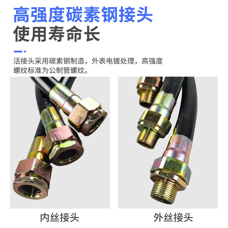 Bng Explosion-Proof Threading Pipe 15X300Mm400Mm500Mm Explosion-Proof Flexible Connecting Pipe 4-Point Explosion-Proof Flexible Hose