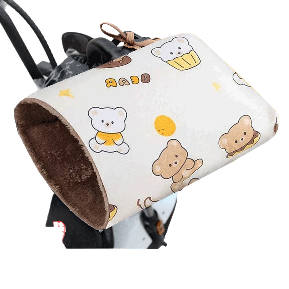 Electric car gloves winter warm rain-proof velvet padded windproof motorcycle battery car handle set riding gloves