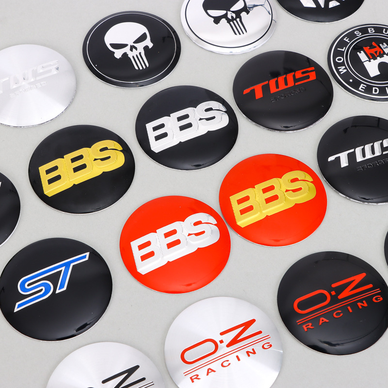 Car Hub Caps Customized Metal Hub Caps Car Personalized Decorative Labeling Stereo Wheel Caps Can Be Printed with Logos