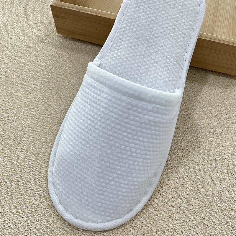 Five-Star Hotel Disposable Slippers Thickened Non-Slip Beauty Salon Hospitality Pearl Cotton Slippers Wholesale B&B Hotel
