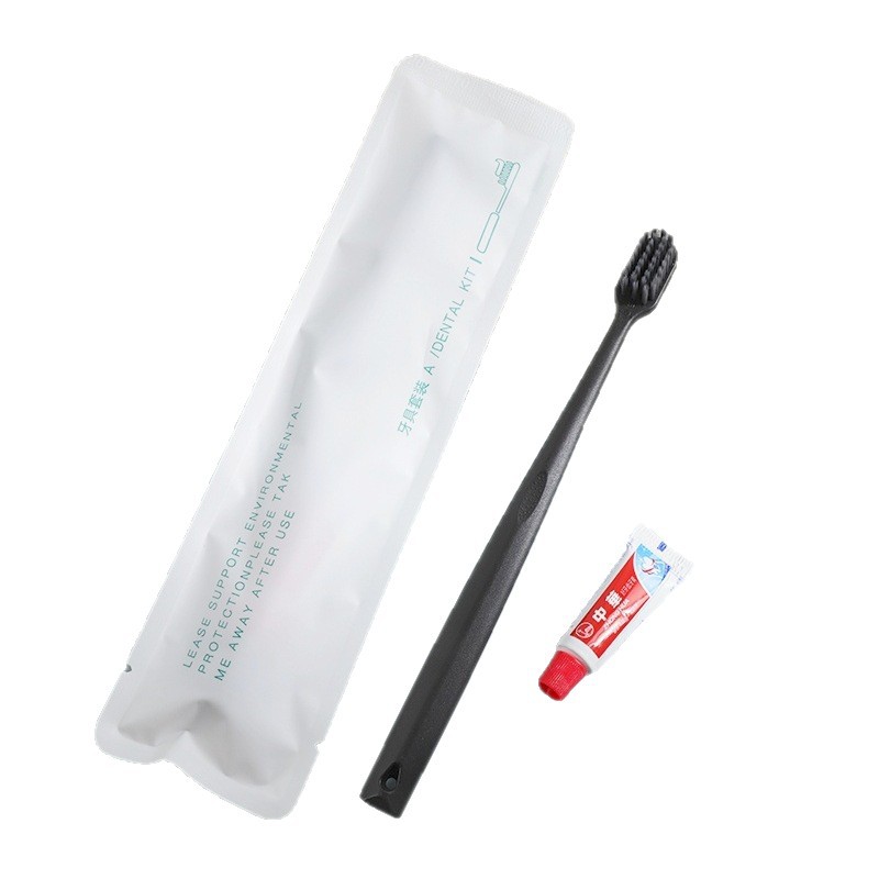 Hotel and B&B Disposable Toothbrushes, Travel High-End Hotel Disposable Toiletries Set, Wide-Head Soft-Bristle Toothbrush