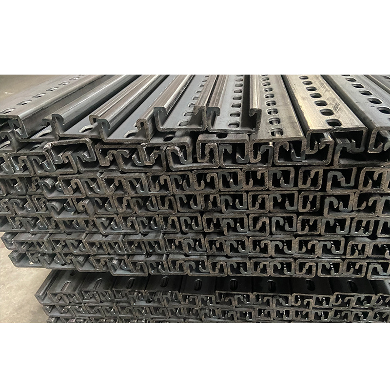 Spot Supply of Galvanized C-Shaped Steel, Cold-Formed Steel, Processing Steel Structure, Building Purlins, Hot-Dip Galvanized C-Shaped Steel