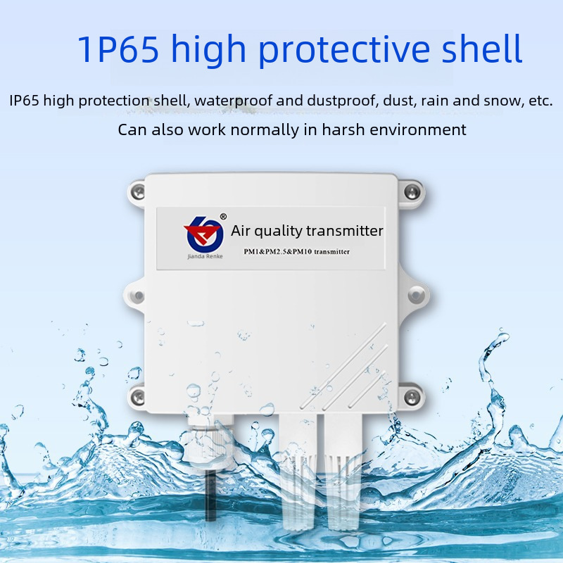 Air Quality Transmitter PM2.5 Sensor PM10 Dust Particle Pollutant Monitoring RS485 Site Dust