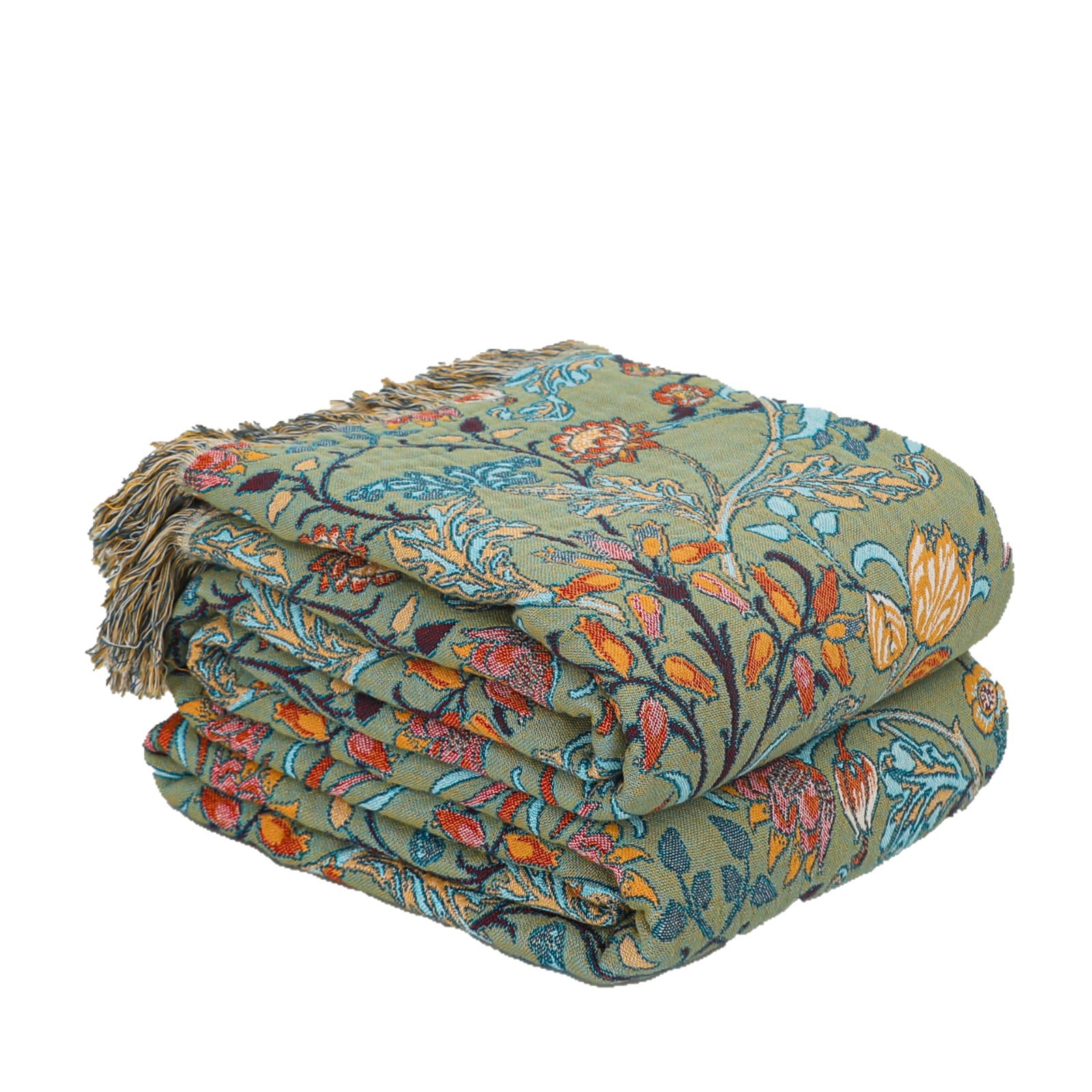 Green Plum Yuyu Pure Cotton Gauze Towel Quilt Towel Blanket Single and Double Cotton Sofa Air-Conditioned Quilt Blanket Lunch Break Blanket