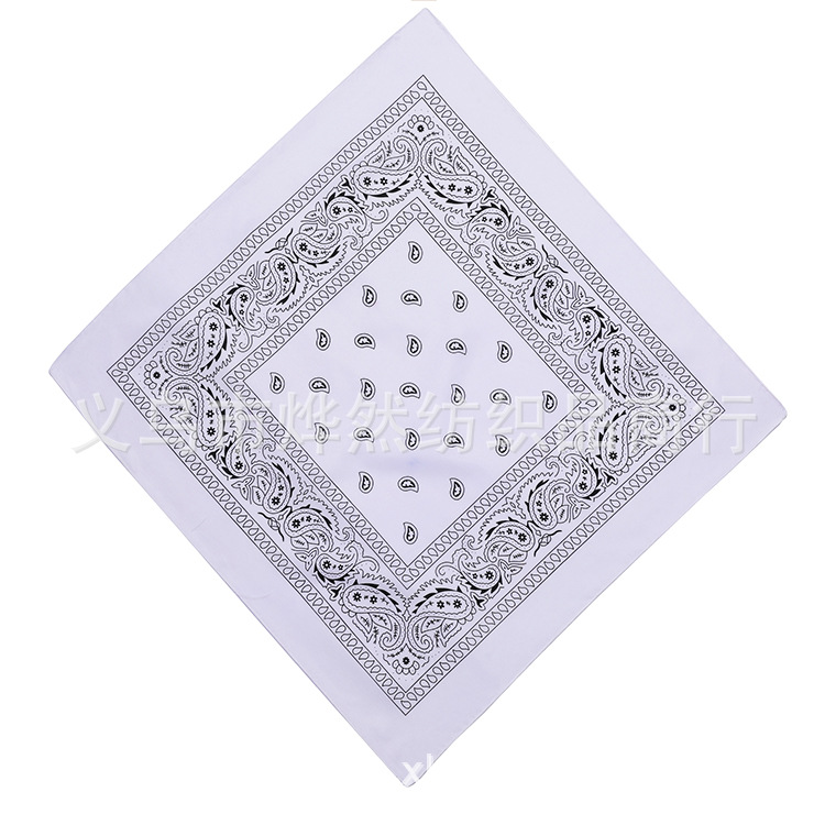 Cross-Border Bandana Amazon Outdoor Sports Cycling Headscarf Cashew Flower Mask Paisley Versatile Square Scarf