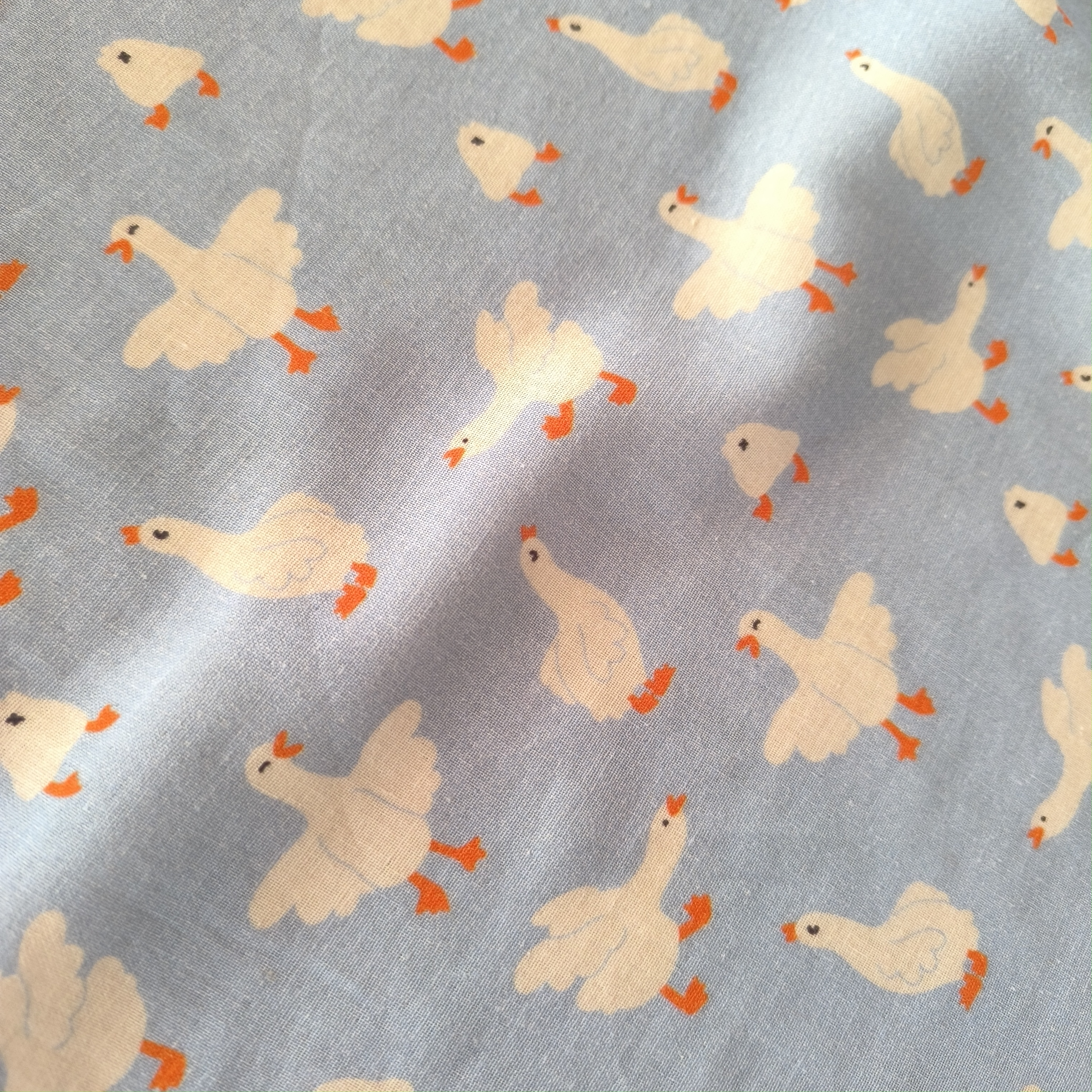 Class a Cotton Double-Layer Yarn Big Goose Fabric DIY Baby Clothes Children's Clothing Women's Dress Pajamas Home Clothes Fabric Summer