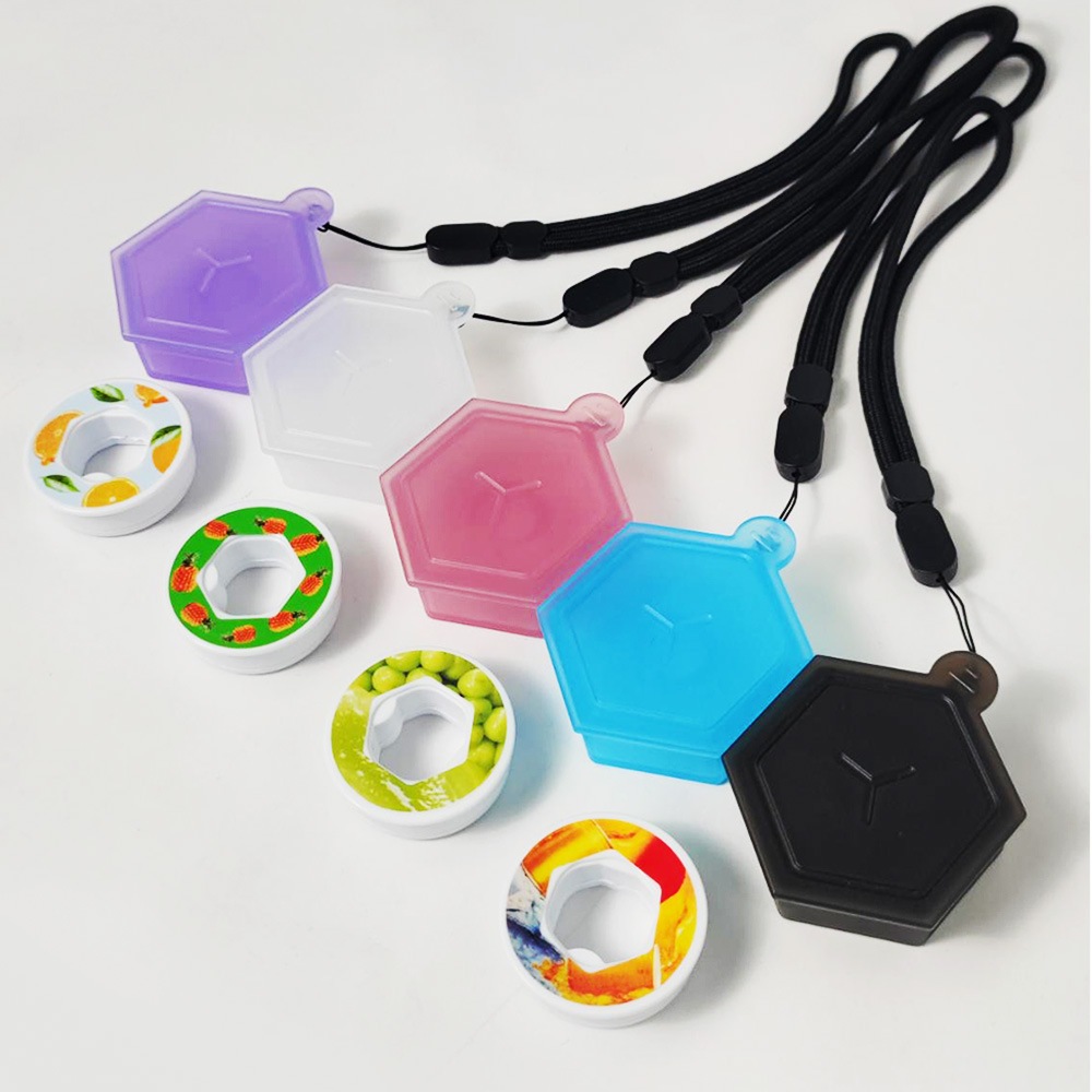Scent Ring Cross-Border Various Fruit Play Scent Ring Universal Scented Ring Storage Box Storage Box with Lanyard