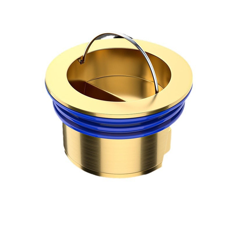 All-Copper Household Anti-Odor Floor Drain Core for Bathroom and Kitchen Drains, Universal Drainage for Toilets, Prevents Insects and Odors