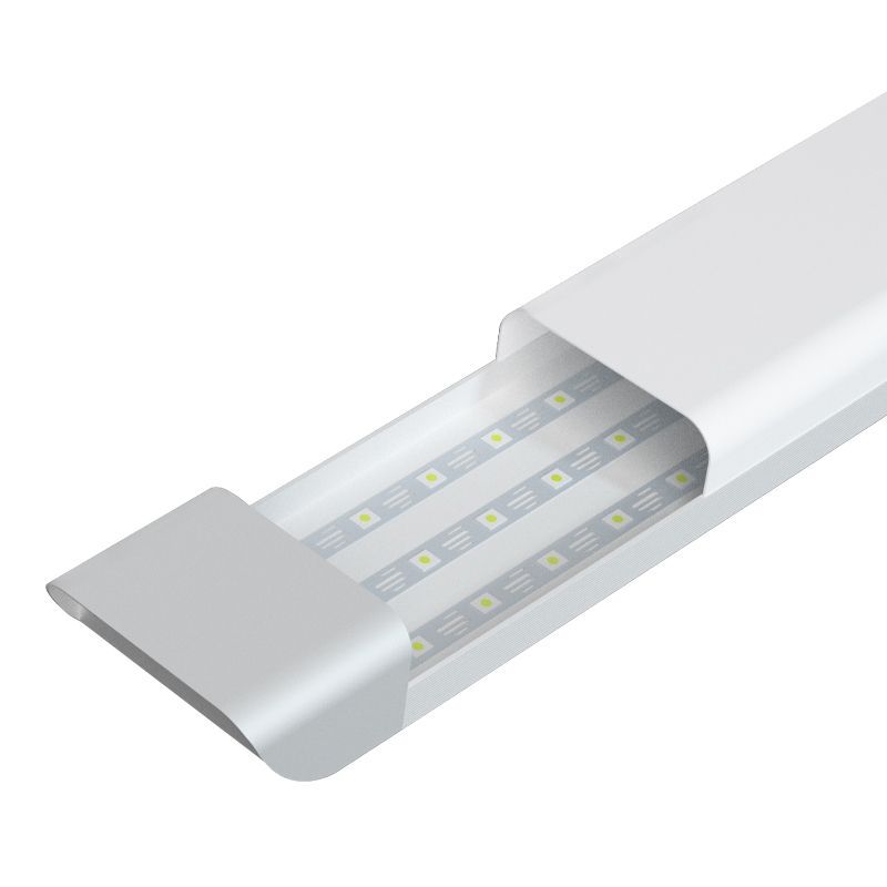 Super bright led strip light energy-saving fluorescent lamp full set of integrated strip office lamp household three-proof purification lamp