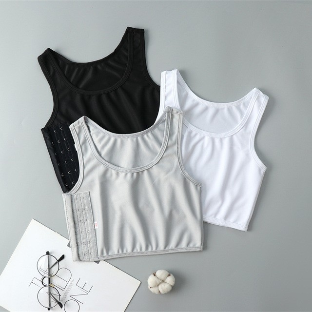 Корсет для уменьшения груди, удобная спортивная футболка для женщин, визуально уменьшающая грудь