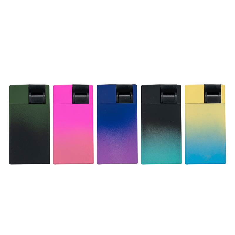 Metal windproof lighter direct advertising logo inflatable coating matte laser lettering UV printing manufacturers wholesale