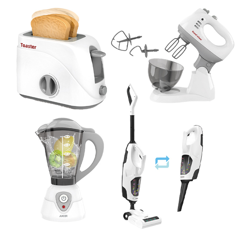 Amazon new children play house toy simulation electric toaster role play small household appliance toy