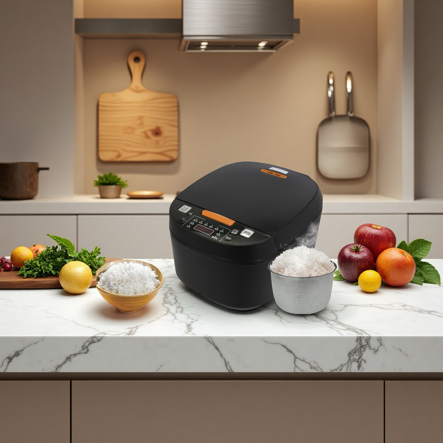 Xianke 5L Large-Capacity Non-Stick Ball Kettle Rice Cooker for 2 to 3 People Multi-Functional Reservation and Heat Preservation Household Small Rice Cooker