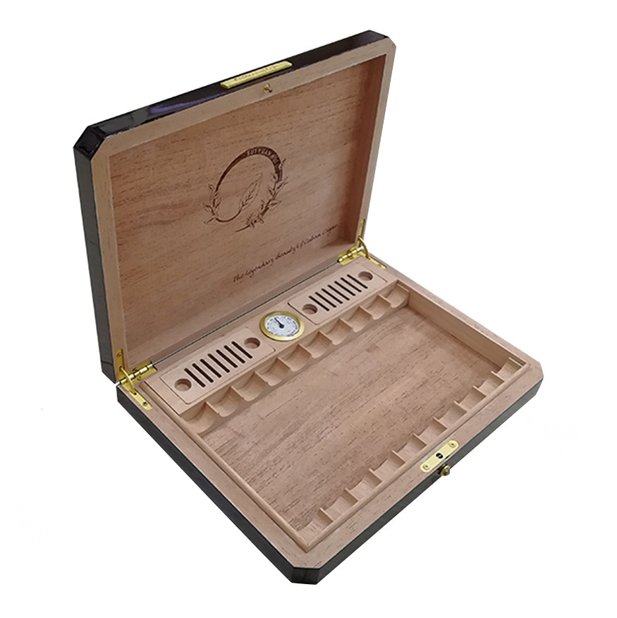 Manufacturers Can Produce Bright Cigar Wooden Boxes, Painted and Sprayed Cigar Storage Wooden Boxes, Moisturizing Cigarette Boxes, Wooden Packaging