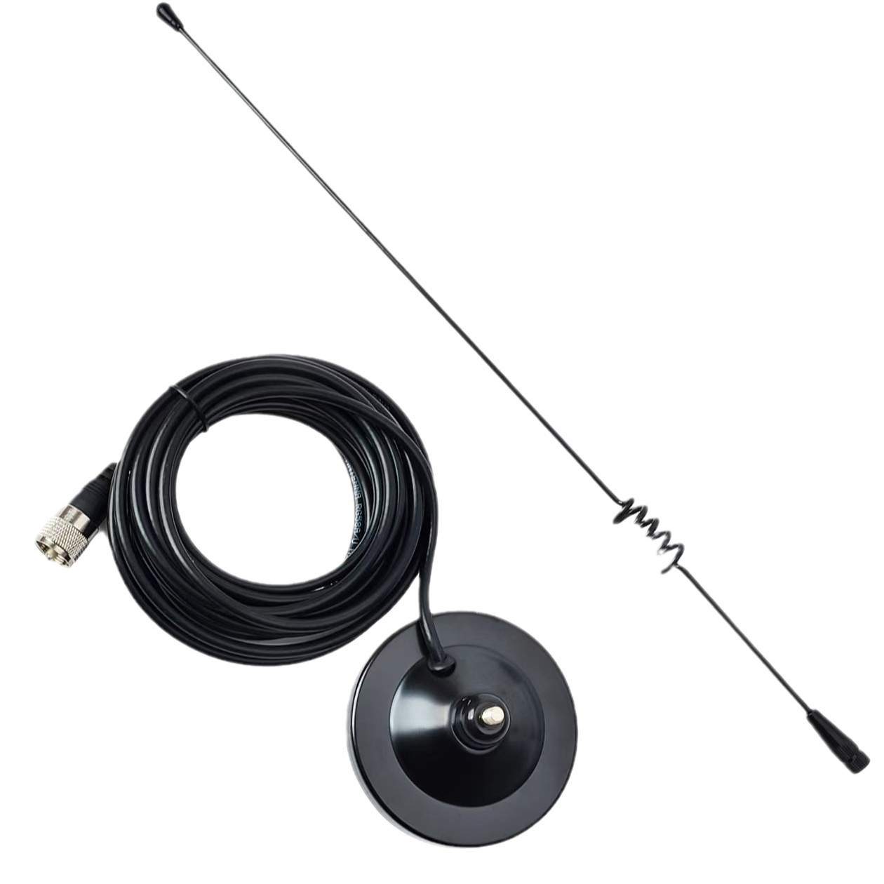 Retevis Mr100 Vehicle-Mounted Antenna Is Suitable for 9000D Dual-Segment Magnet Suction Cup Antenna Sl16 / Pl259