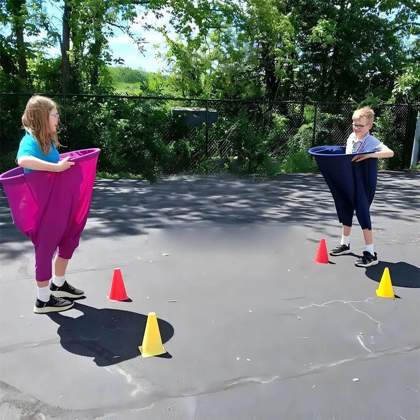 Cross-Border New Product Granny Pants Courtyard Parent-Child Pitching Toy Fleece Jacket (Adult/Child Version)