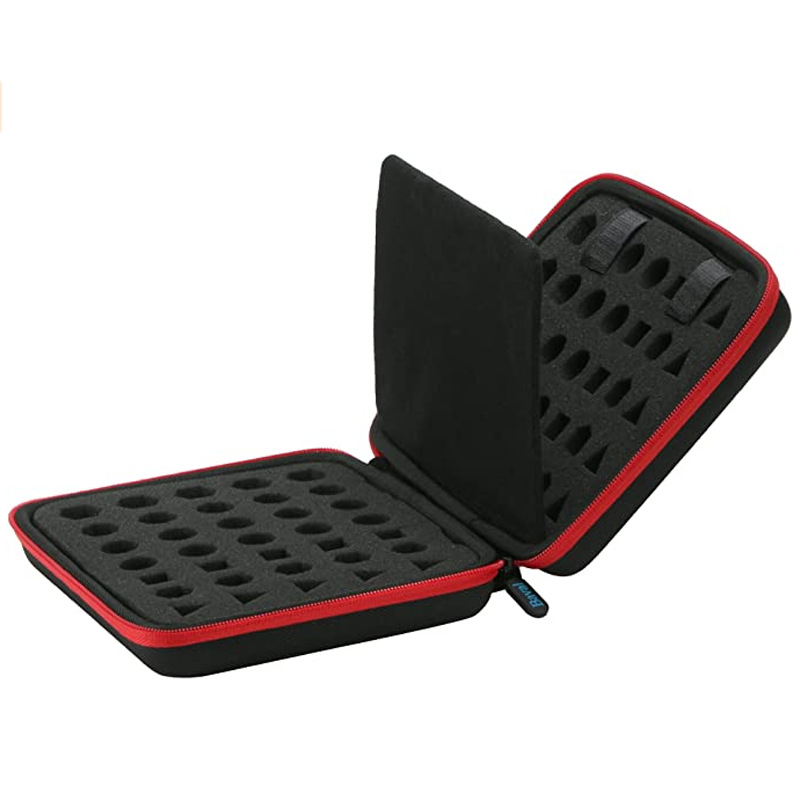 Portable Eva70 Hole Dice Bag with Partition Suitable for Dungeons & Dragons RPG Table Game Dice Kit