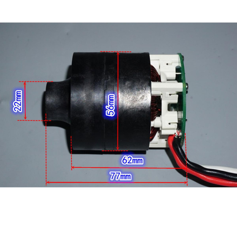 25V500W120,000 Rpm Three-Phase Brushless Motor Vacuum Fan High Power Aluminum Impeller Turbine Fan