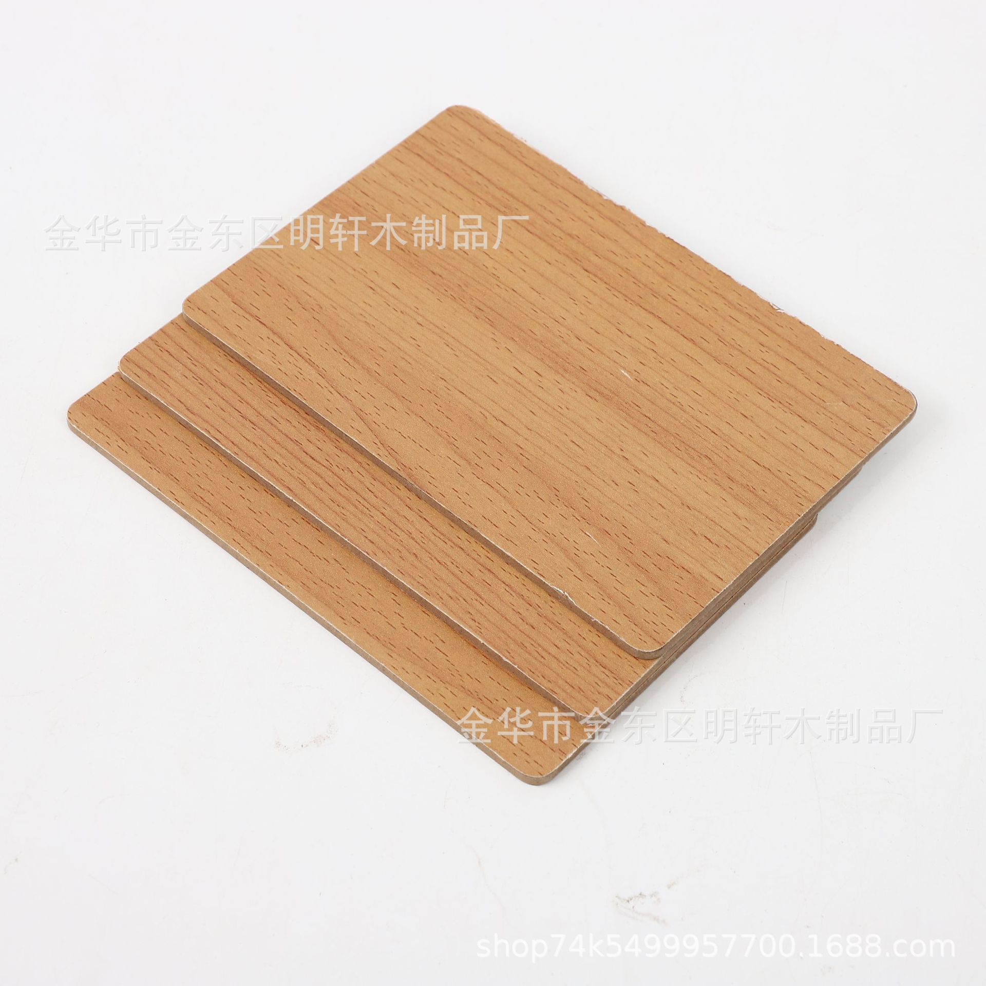 Factory wholesale density board outdoor camping storage box cover wooden cover melamine hot paste anti-cut hand