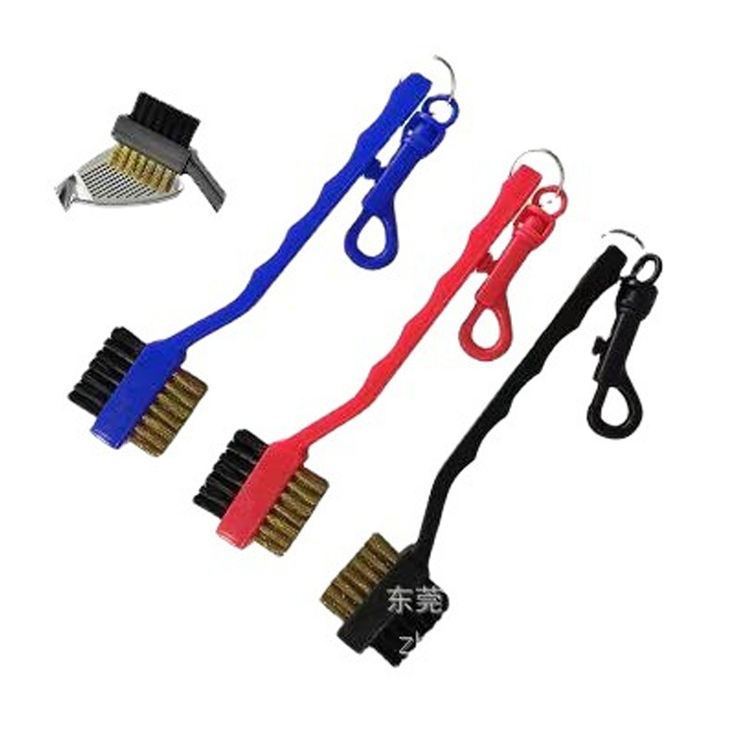 Manufacturer Supplies Golf Double-Sided Copper Brush Golf Head Cross-Border Hot Selling Golf Cleaning Brush Cleaning Tool