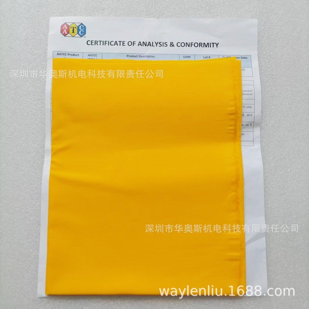 American Tm162 Chlorine Cloth Control Aatcc Standard Chlorine-Resistant Water Control Cloth Chlorine-Resistant Water Color Fastness Detection Material