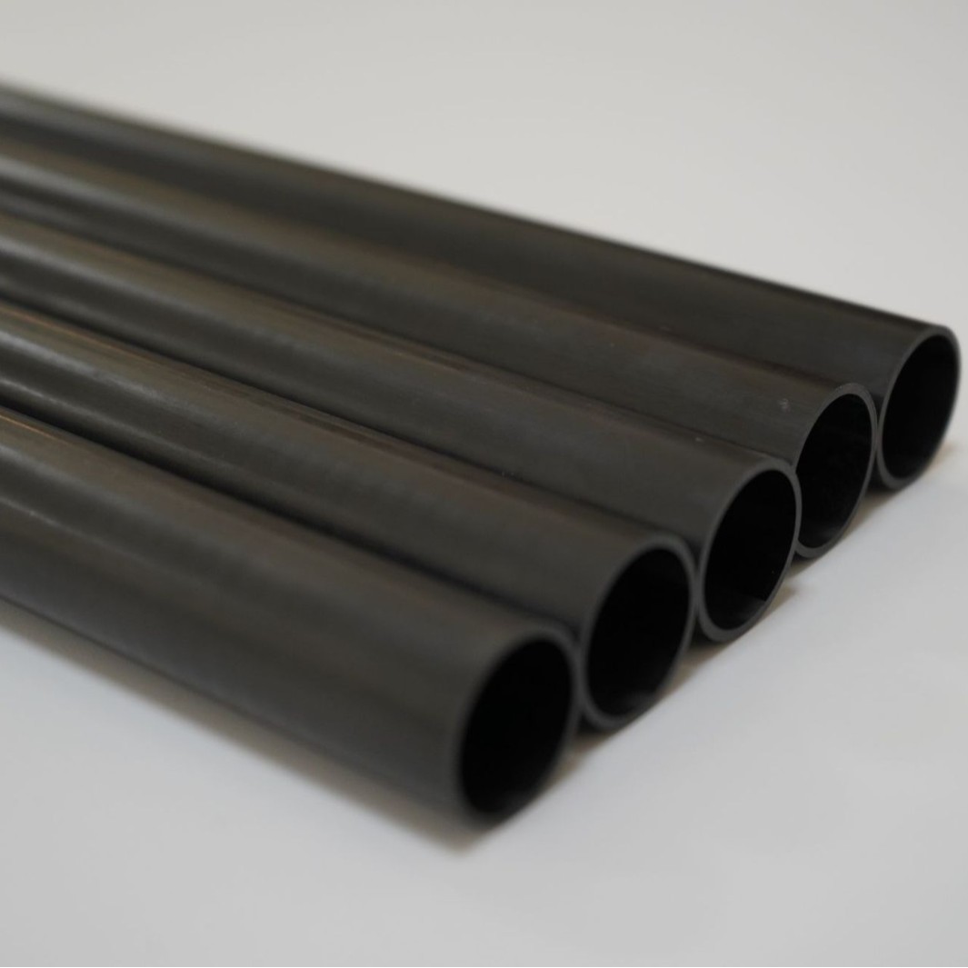 Factory Direct Sales Carbon Fiber Billiard Cue Forefoot Shockproof and Anti-Bending Paint-Free Matte Black Carbon Fiber Tapered Tube