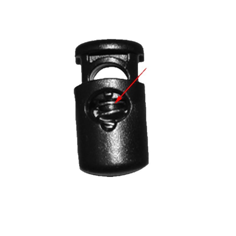 Manufacturer Wholesale Plastic Rope Buckle Spring Buckle Pp Spring Buckle Single Hole Rope Buckle Stopper Buckle Bundle Buckle Anti-Slip Buckle