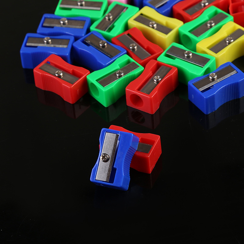 Factory Direct plastic rectangular pencil sharpener student supplies small square pencil sharpener 641 pencil sharpener pencil sharpener