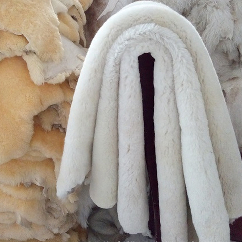 Factory wholesale real sheepskin first grade sheepskin whole sheepskin one fur leather dual-purpose clothing leather