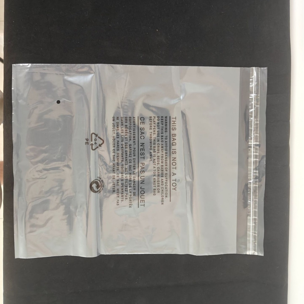 Customized Opp Self-Adhesive Bag Clothing Self-Adhesive Ziplock Bag Transparent Plastic Packaging Clothing Dust-Proof Toy Bag